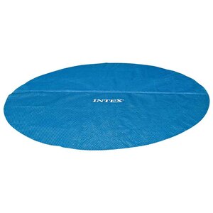 Intex Couverture solaire de piscine bleu 290 cm polyéthylène