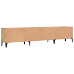 vidaXL Meuble TV chêne artisanal 180x31 5x40 cm bois d'ingénierie