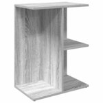 vidaXL Tables de chevet 2 Pièces sonoma gris bois d'ingénierie