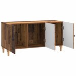vidaXL Meuble TV Bois ancien 99 x 34 5 x 50 cm Bois d'ingénierie