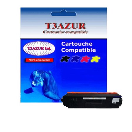 Toner compatible avec Brother TN325 TN326 TN329 pour Brother HL4570CDW, HL4570CDWT Jaune - 3 500 pages - T3AZUR