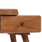 vidaXL Table de chevet Bois d'acacia massif 45 x 32 x 55 cm