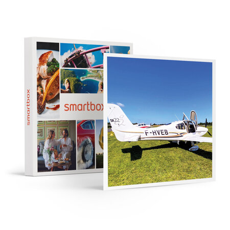 SMARTBOX - Coffret Cadeau 1h de vol privé en avion au-dessus de Lyon et ses alentours pour 3 personnes -  Sport & Aventure