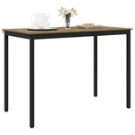 vidaXL Table de salle à manger / Table de repas Bois d'ingénierie