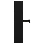 vidaXL Armoire de bureau Noir 90x40x180 cm Acier