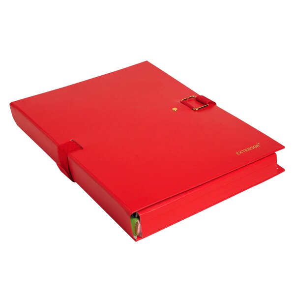 Chemise Dos Extensible Extensor® - 24x32cm - Rouge - X 10 - Exacompta