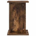 vidaXL Support de Plante 2 pièces Chêne fumé 25 x 25 5 x 40 5 cm