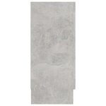 vidaXL Armoire à vitrine Gris béton 120x30 5x70 cm Bois d’ingénierie