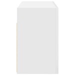 vidaXL Armoire murale de bain blanc 60x25x40 cm bois d'ingénierie