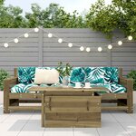 vidaXL Table de jardin 100x50x75 cm bois de pin imprégné