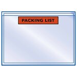 Pochette porte-documents adhésive transparente en lot raja eco 165x115 mm (lot de 250)