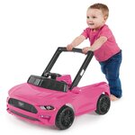 Bright starts trotteur bébé 3 en 1 ford mustang rose