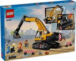 LEGO City - Pelleteuse de Chantier Jaune 60420 : Aventure de Construction pour Enfants