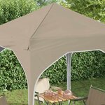 vidaXL Tente de fête pop-up 194 x 194 x 245 cm Crème