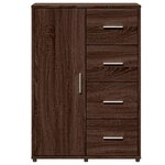 vidaXL Buffet chêne marron 60x31x84 cm bois d'ingénierie