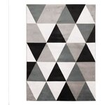 TAO SCANDI Tapis de salon - 120 x 170 cm - Polypropylene - Noir