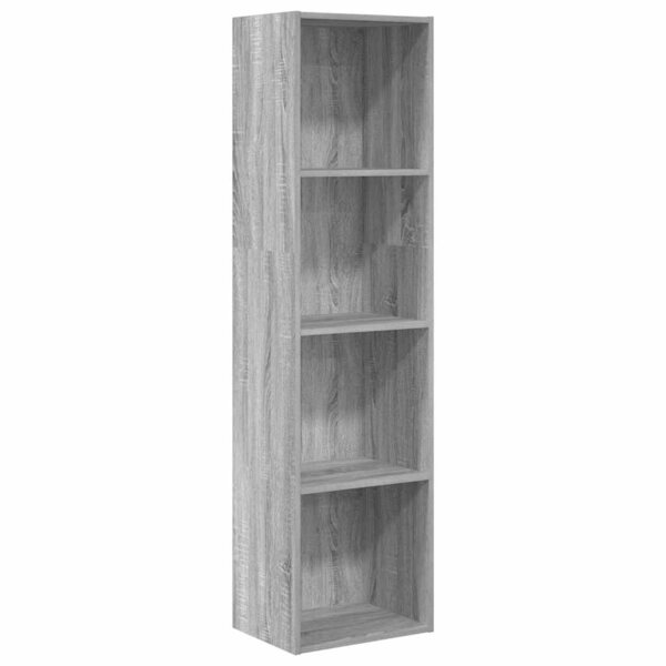 vidaXL Bibliothèque sonoma gris 40x30x152 cm bois d'ingénierie