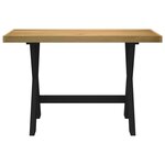 vidaXL Bureau NOAIN pieds en forme de X 120x50x75 cm bois massif pin