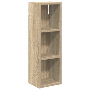 vidaXL Armoire murale de salle de bain Chêne Sonoma 20 x 16 x 62 5 cm