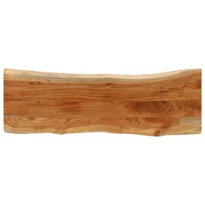 vidaXL Dessus de table 140x40x3 8 cm rectangulaire bois massif acacia