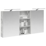 vidaXL Ensemble de Meubles de Salle de Bain 3 Pièces 140 x 14 5 x 70 cm