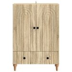 vidaXL Buffet Chêne Sonoma 66 x 34 5 x 95 cm Bois d'ingénierie