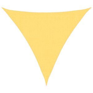 vidaXL Parasol en PEHD triangulaire 3 6x3 6x3 6 m Beige