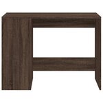 vidaXL Bureau chêne marron 102x50x75 cm bois d'ingénierie