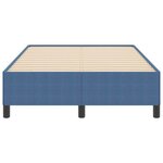 vidaXL Lit à ressorts Bleu 120 x 190 cm Velours