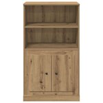 vidaXL Buffet haut chêne artisanal 60x35 5x103 5 cm bois d'ingénierie
