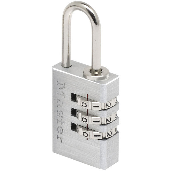 Cadenas à Combinaison Programmable en Aluminium  gris  2 x 5 5 x 0 9 cm