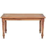 vidaXL Table basse Batavia Teck 90 x 50 x 45 cm