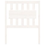 vidaXL Tête de lit blanc 80 5x4x100 cm bois massif de pin
