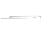 vidaXL Auvent Blanc 3 x 2 5 m Métal