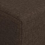 vidaXL Canapé-lit pliable Taupe 200 x 70 x 10 cm Tissu