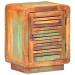 vidaXL Table de chevet 40x30x50 cm Bois de récupération massif