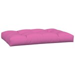 vidaXL Coussins de palette 7 Pièces rose tissu