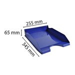 Corbeille À Courrier Ecotray Office - Bleu Nuit - X 10 - Exacompta
