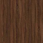 vidaXL Table basse Chêne marron 60x44 5x45 cm Bois d'ingénierie