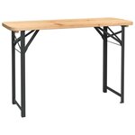 vidaXL Ensemble de tables à bière pliantes 3 Pièces bois massif de sapin