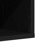vidaXL Armoire à chaussures chêne noir 54x34x183 cm bois d'ingénierie