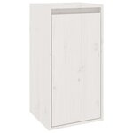 vidaXL Meubles TV 5 Pièces Blanc Bois massif de pin