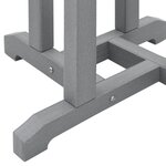 Ensemble de bar de jardin vidaXL 3 pièces gris clair HDPE