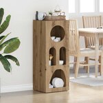 vidaXL Buffet Chêne artisanal 40 x 35 x 100.5 cm Bois d'ingénierie