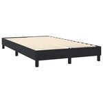 vidaXL Sommier à lattes de lit avec matelas et LED noir 120x210 cm velours