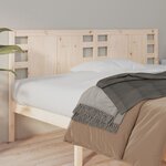 vidaXL Tête de lit 141x4x100 cm Bois massif de pin