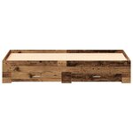 vidaXL Cadre de lit avec tiroirs avec tiroir Bois ancien 180 x 200 cm