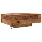 vidaXL Table Basse Bois ancien 85 x 55 x 31 cm Bois d'ingénierie