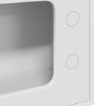 vidaXL Maison pour chat Blanc 51 x 30 x 52 cm Bois d'ingénierie