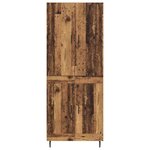 vidaXL Haut Armoire Bois Ancien 69 5 x 34 x 180 cm